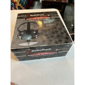 Radio Shack Headphones Vintage Radio Shack Wireless Headphone